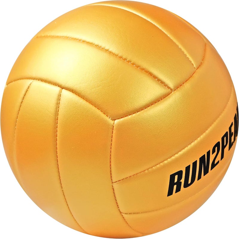 RUN2PEAK Soft Volleyball Ball Official Size 5 Volleyballs for Indoor Outdoor Beach Pool Game Play for Youth Teen Team Beginners Professional PU Leather Training Practice Volley Balls - Image 3